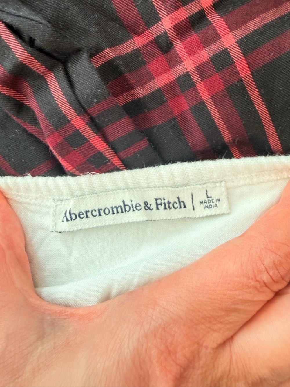 Abercrombie & Fitch White Smocked Halterneck Top Size Large - Picture 7 of 7